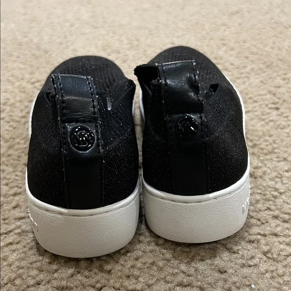Michael Kors Black Knit Slip-On Shoes - Picture 3 of 6